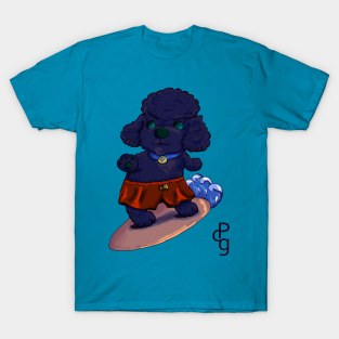 Poodle surfing T-Shirt